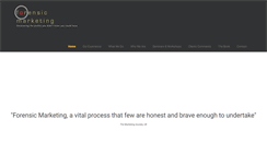 Desktop Screenshot of forensicmarketing.co.za